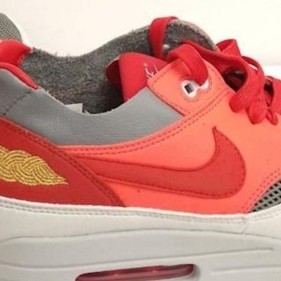 Clot X Nike Air Max 1 \'Kiss Of Death\' Solar - Size 10 Mens Shoes